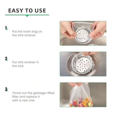 أكياس تصفية الحوض (100 كيس) - IDEA