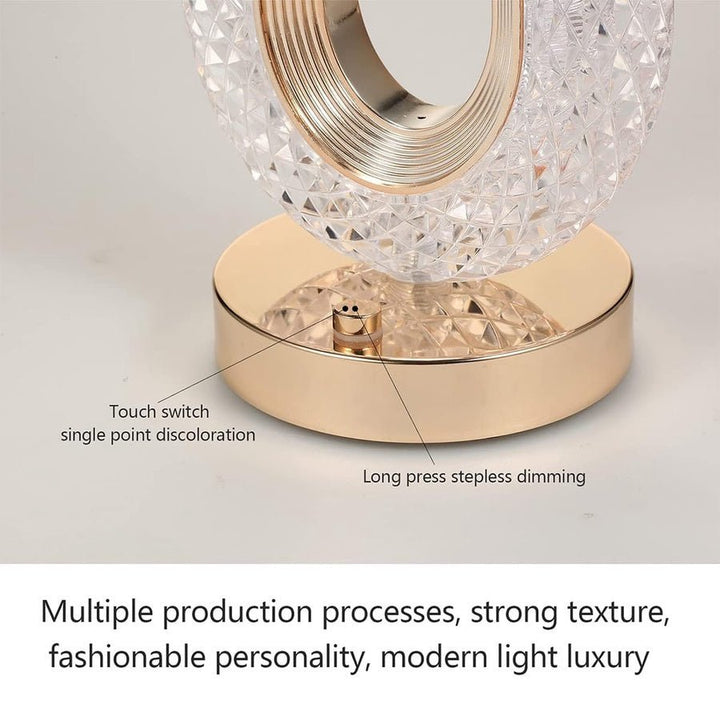 الأباجورة البيضاوية الكريستال - IDEA