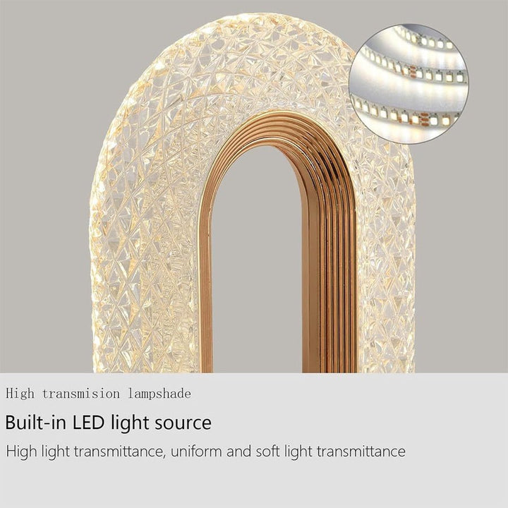 الأباجورة البيضاوية الكريستال - IDEA