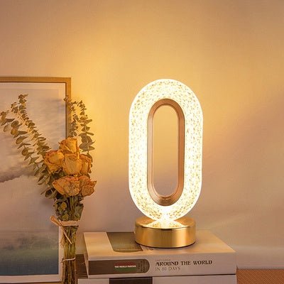 الأباجورة البيضاوية الكريستال - IDEA