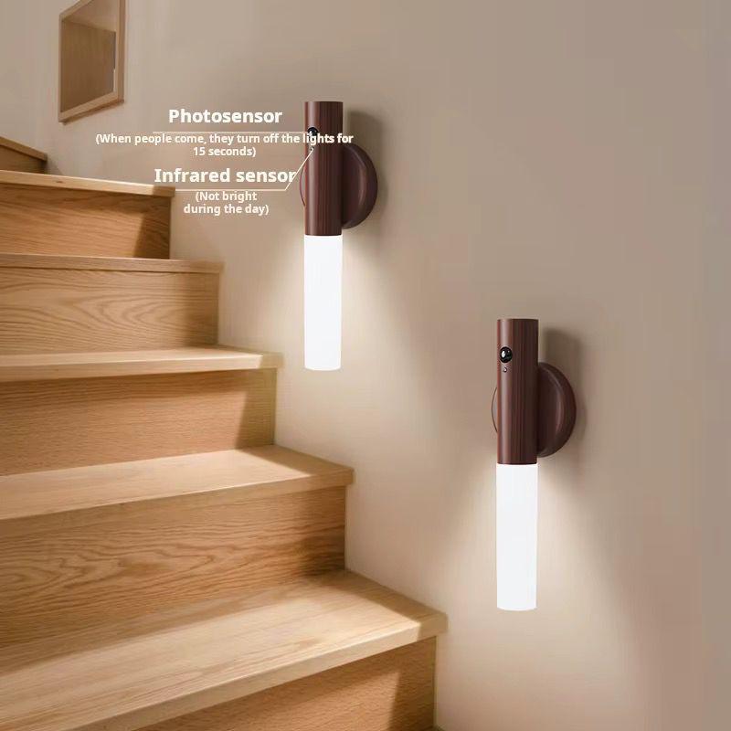اللمبة السينسور الخشبية - IDEA