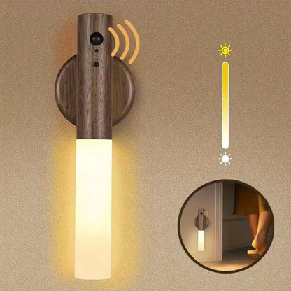 اللمبة السينسور الخشبية - IDEA