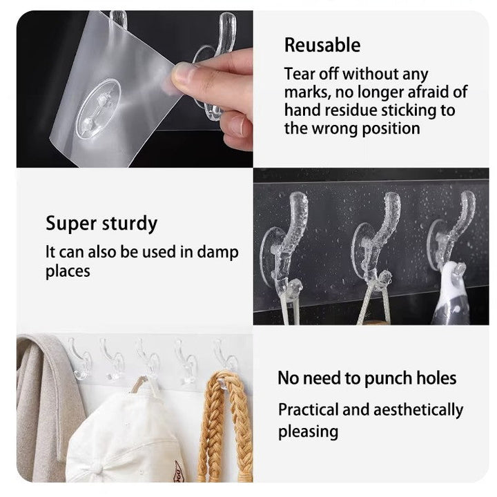 الشماعة الشفافة (3 قطع) - IDEA