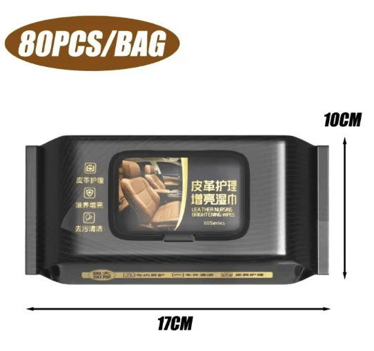 مناديل تلميع الجلود (80 قطعة) - IDEA