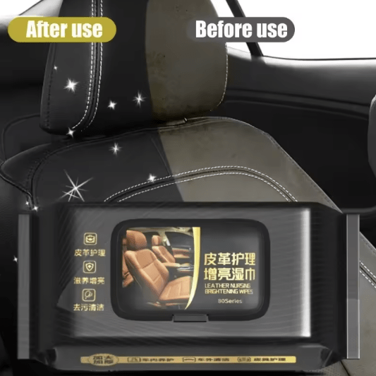 مناديل تلميع الجلود (80 قطعة) - IDEA