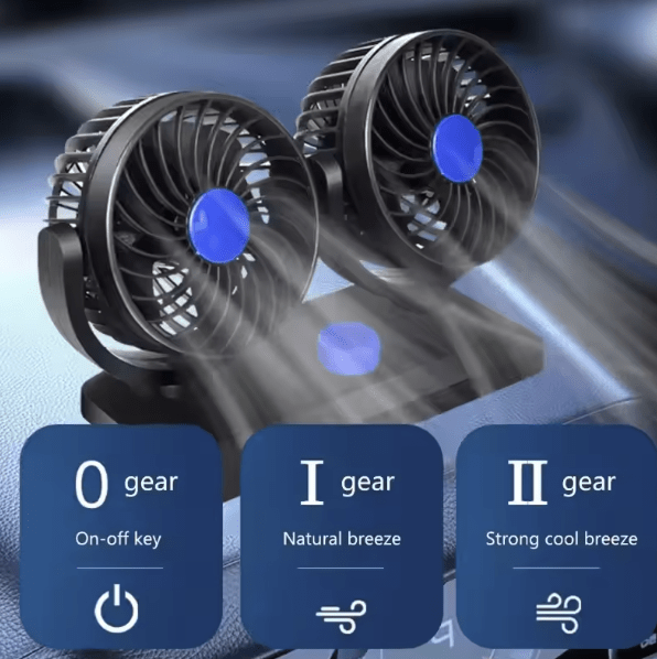 مروحة السيارة الدبل - IDEA