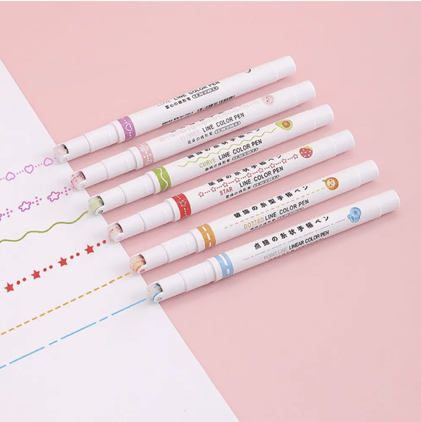 طقم أقلام تزيين (6 قطع) - IDEA