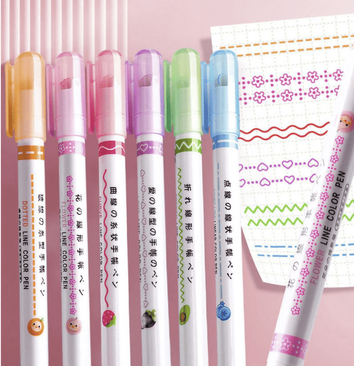 طقم أقلام تزيين (6 قطع) - IDEA