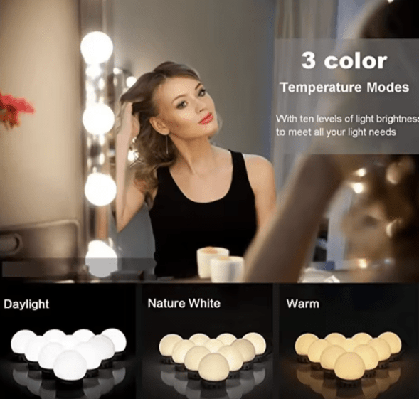 طقم لمبات المراية 10 قطع - IDEA